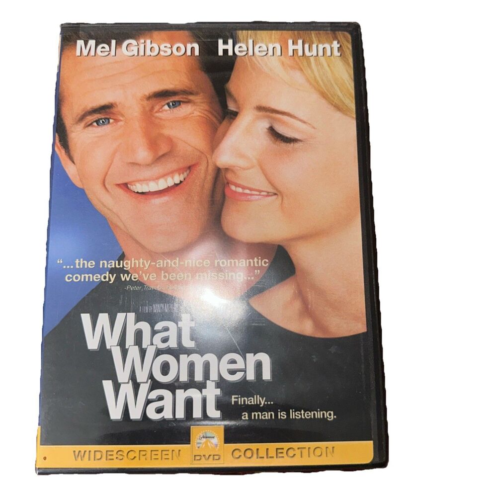 What Women Want DVD Widescreen Collection Starring Mel Gibson & Helen Hunt